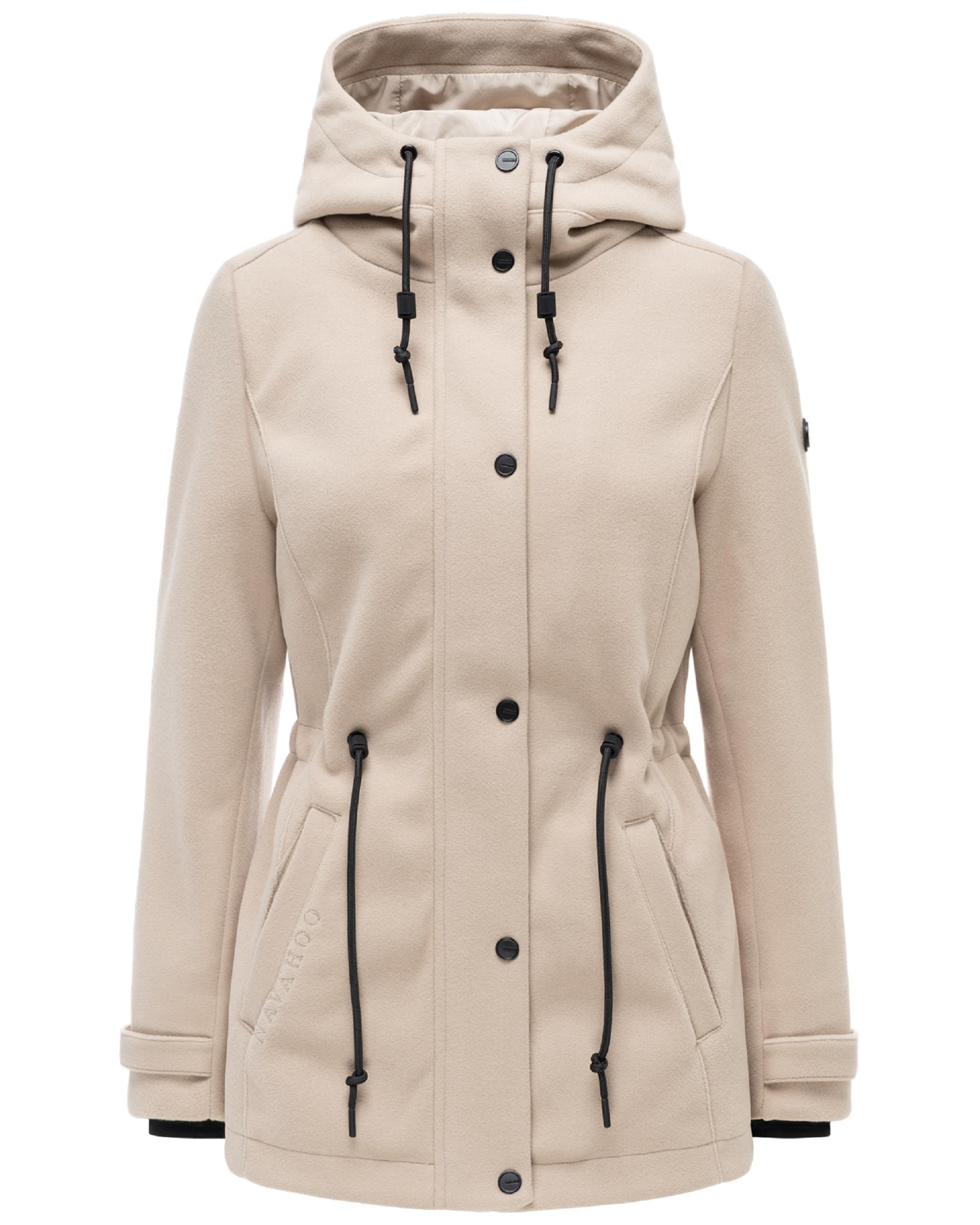 Cappotto di mezza stagione 'Lächelstern 14' di NAVAHOO in beige: frontale