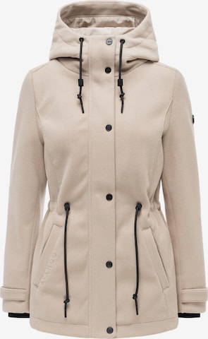 Cappotto di mezza stagione 'Lächelstern 14' di NAVAHOO in beige: frontale