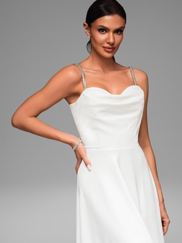 Ombre Evening dress in Beige
