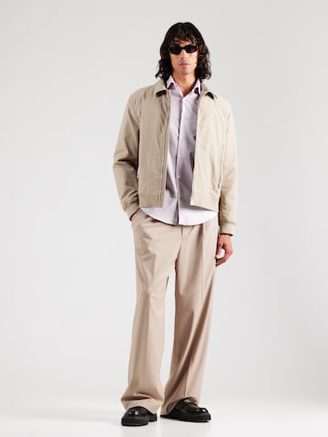 Slim fit Cămașă de la Calvin Klein pe roșu