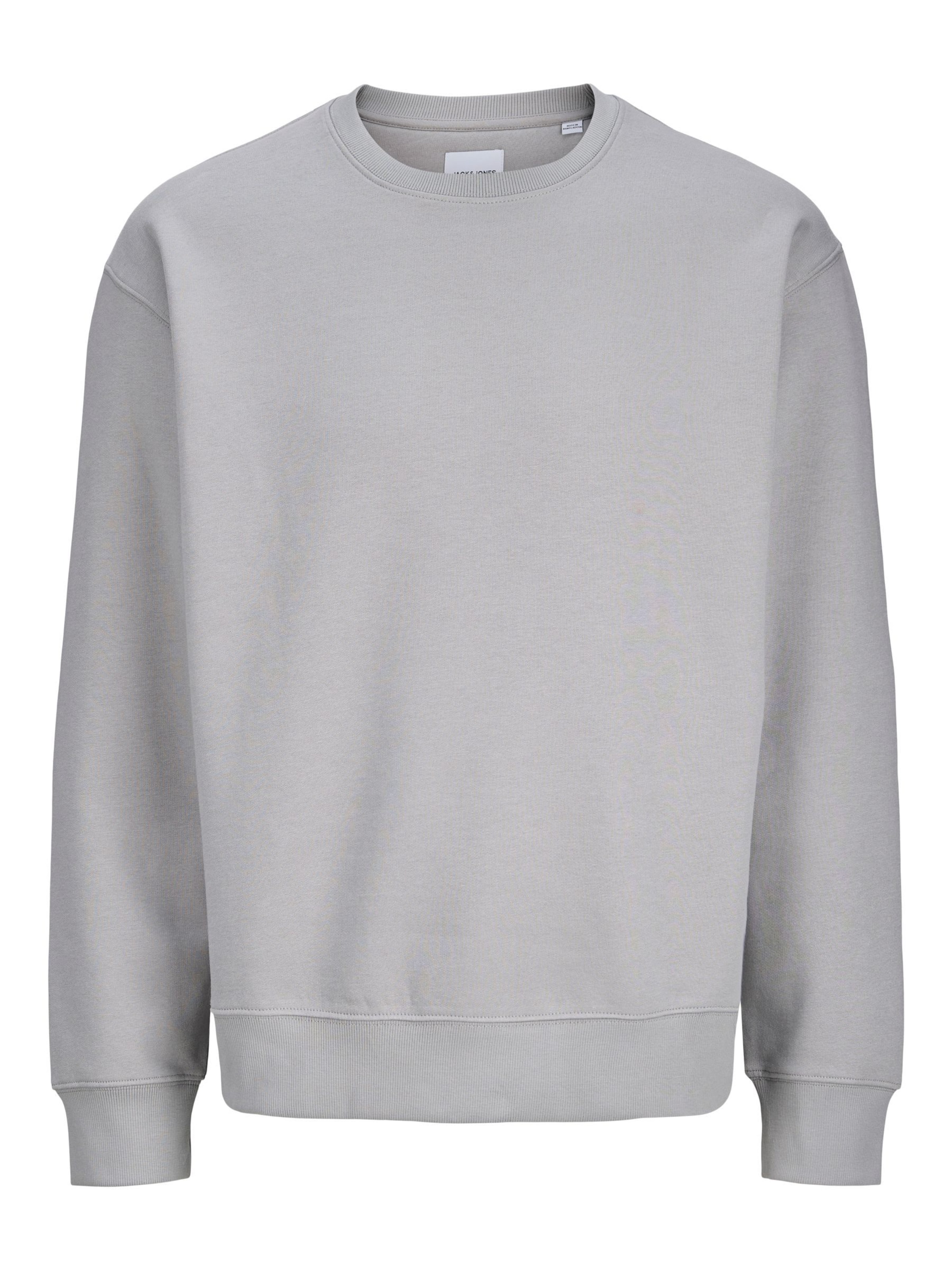 Sweat-shirt 'JJEACE' JACK & JONES en gris : devant