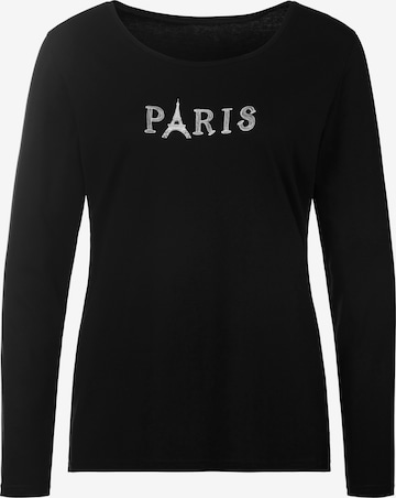 T-shirt VIVANCE en noir : devant