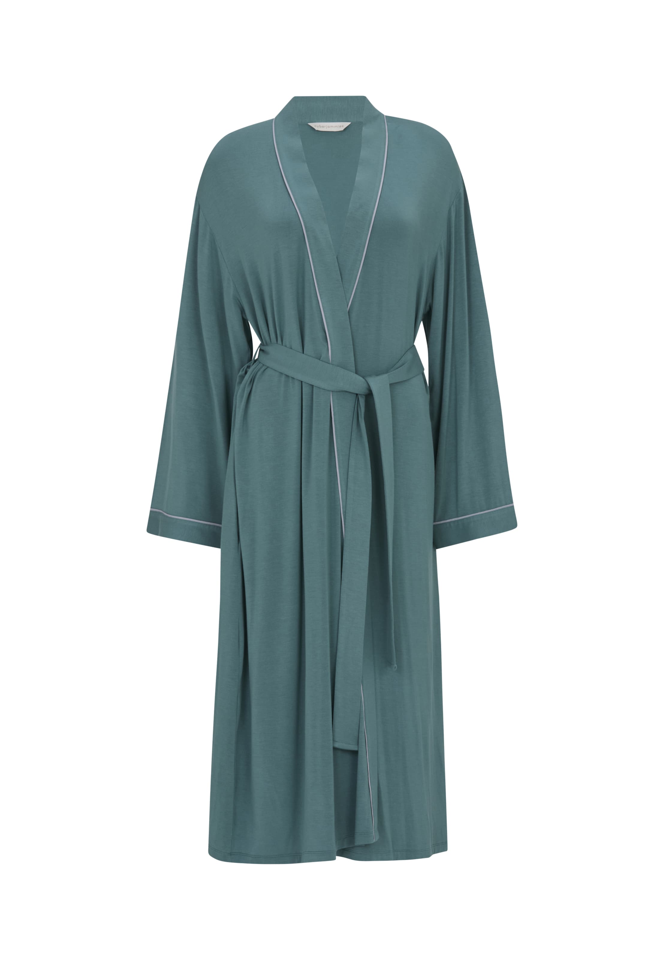 Cyberjammies Morgenmantel 'Kallie' in Grün: Vorderseite