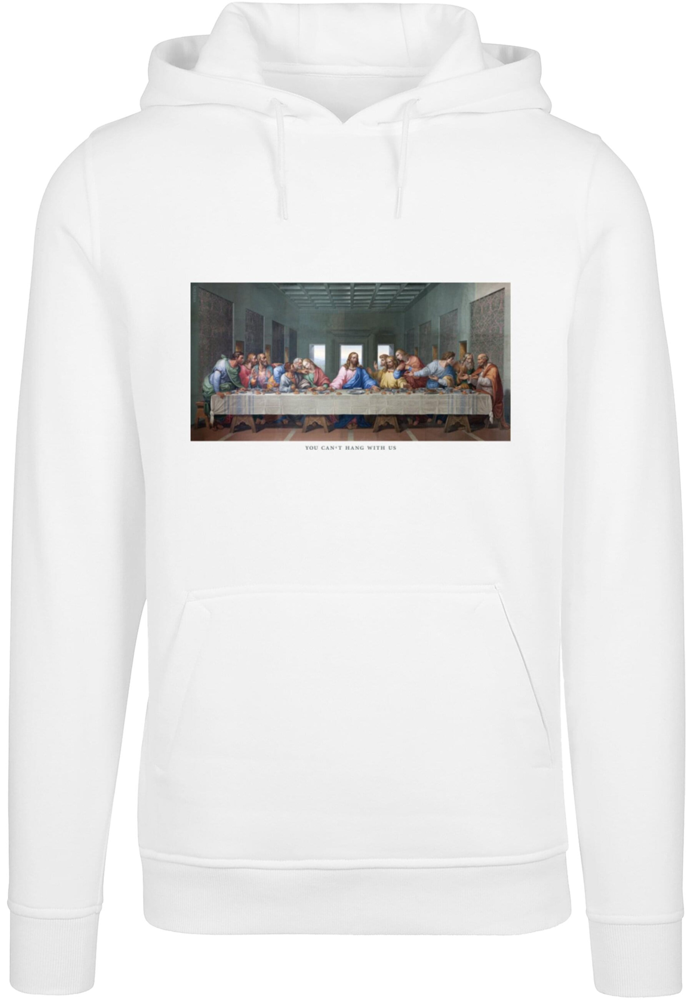 MT Men Sweatshirt 'Can't Hang With Us' in Weiß: Vorderseite