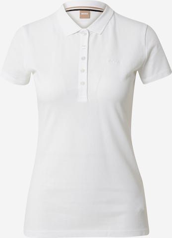 BOSS Black Shirt 'Epola' in Wit: voorkant