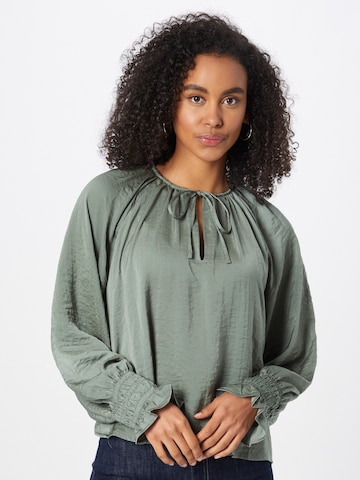 Lindex - Blusa 'Priyanka' em verde: frente