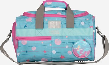 Borsa sportiva di School-Mood in blu: frontale