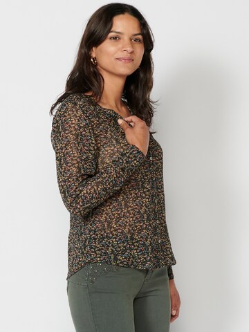 KOROSHI Blouse in Gemengde kleuren