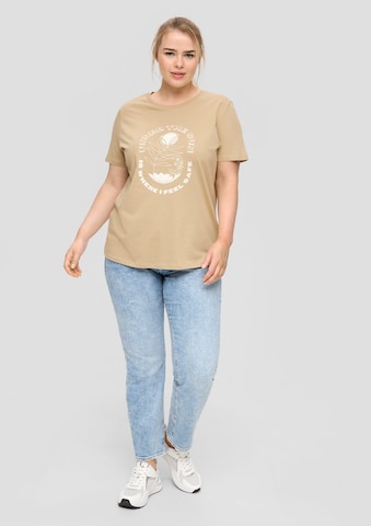 T-shirt QS en marron