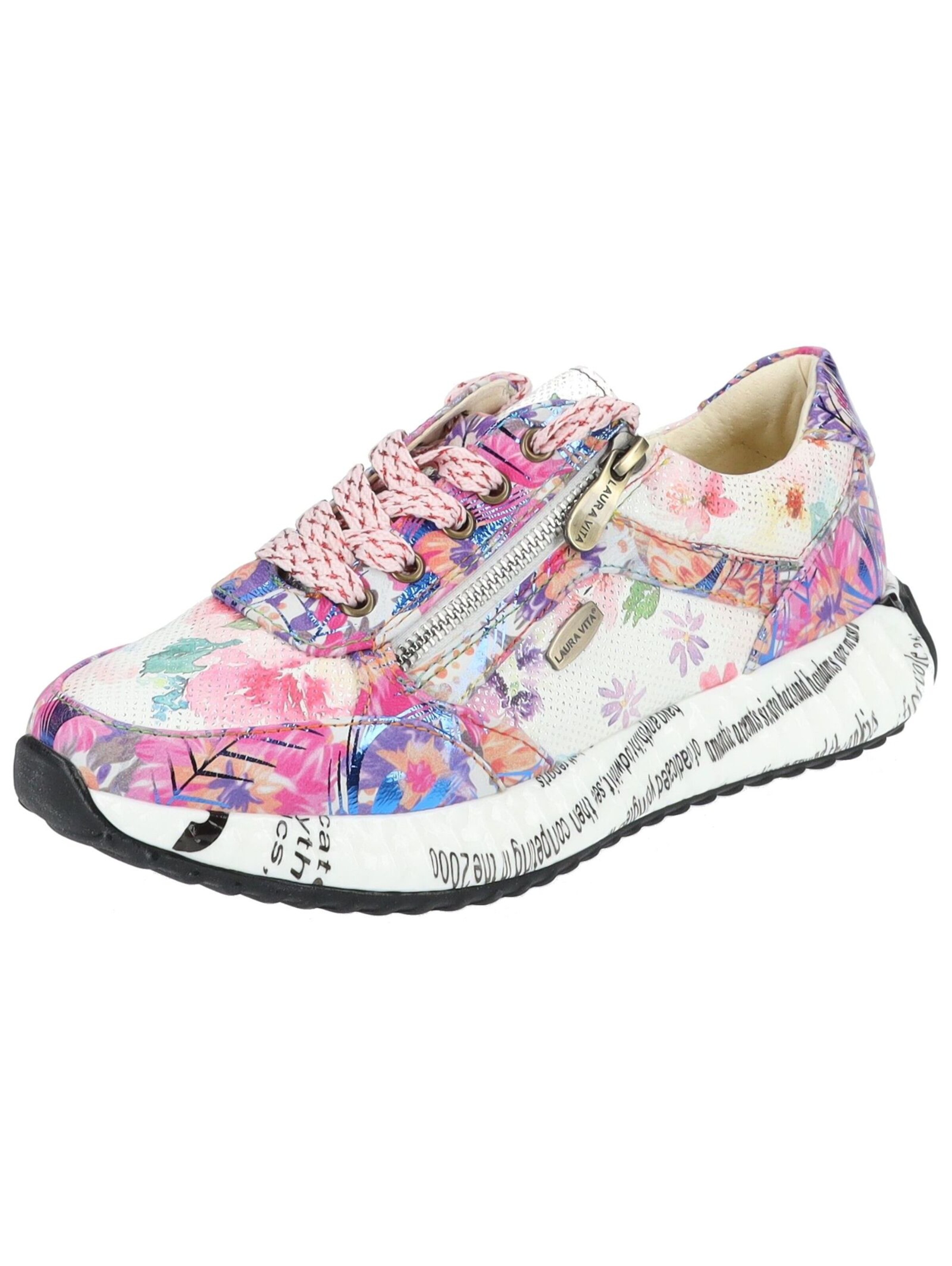 Baskets basses 'Burton' Laura Vita en blanc : devant