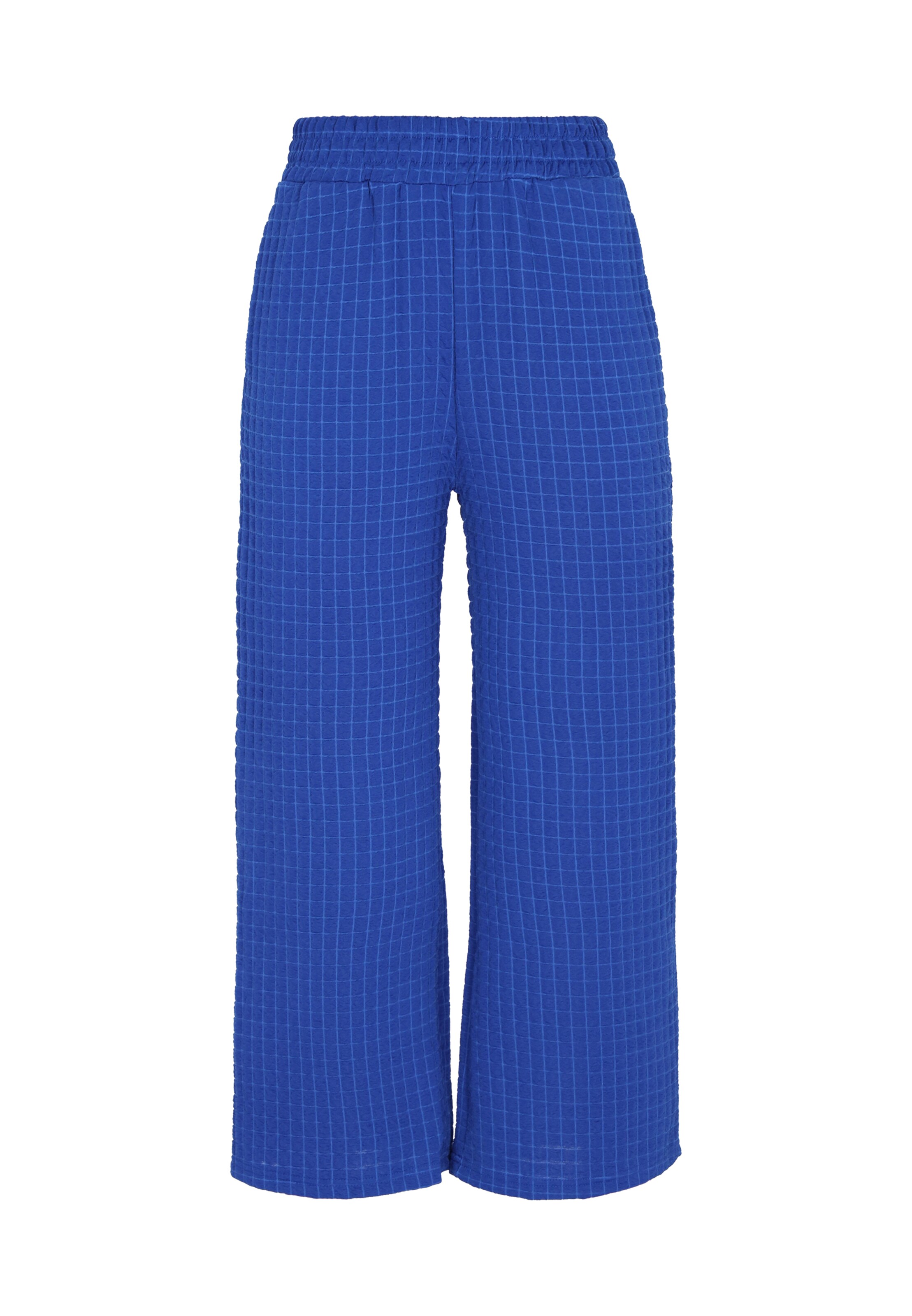 usha BLUE LABEL Wide Leg Hose in Blau: Vorderseite