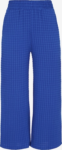 SANIKAWide Leg/ Široke nogavice Hlače 'Fashion Look' - plava boja: prednji dio