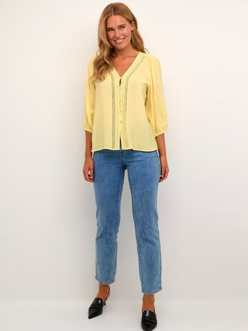 Kaffe Blouse in Geel