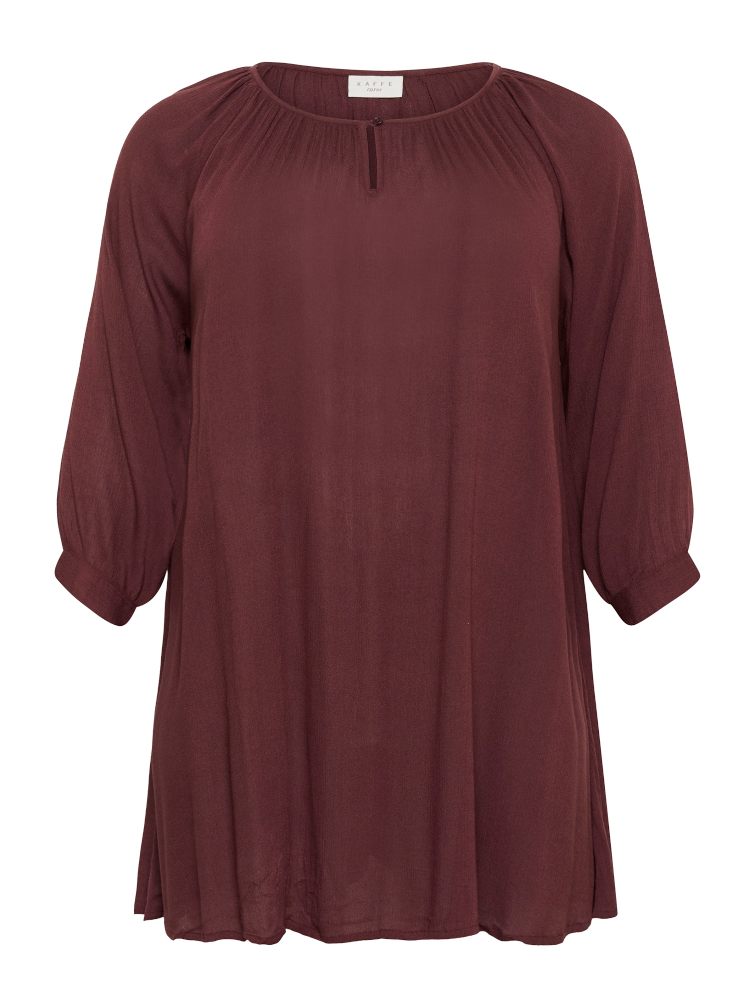 KAFFE CURVE Tunika 'KCami' – hnědá: přední strana