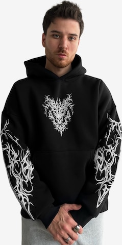 Pull-over Kleidermafia en noir : devant