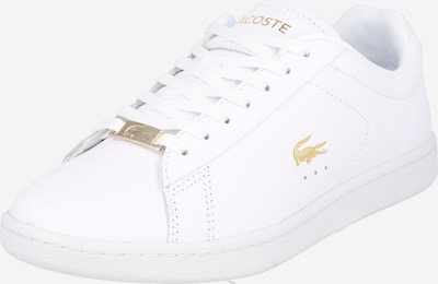 LACOSTE Sneaker 'Canaby' in gold / weiß, Produktansicht