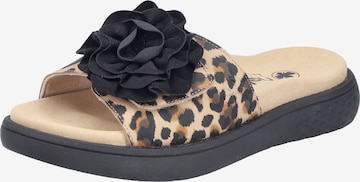 Mule Rieker en beige : devant