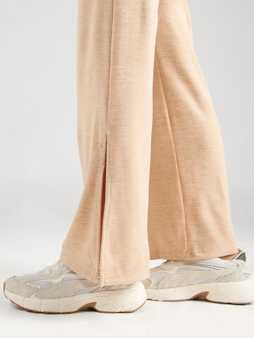 Koton Szeroka nogawka Spodnie w kolorze beżowy