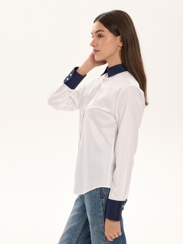 Chemisier 'Yolande' NOWIHT en blanc