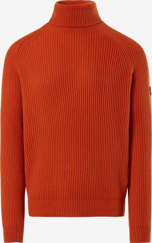 Pull-over de sport North Sails en orange : devant