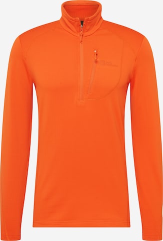 JACK WOLFSKIN Sportsweatshirt 'KOLBENBERG' in Orange: predná strana