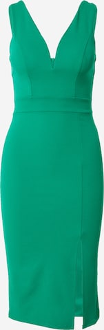 WAL G. Εφαρμοστό φόρεμα σε πράσινο: μπροστά
