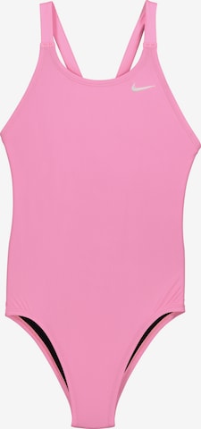 NIKE Badeanzug in Pink: predná strana