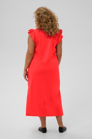 KAFFE CURVE Dress 'KCcaline' in Red