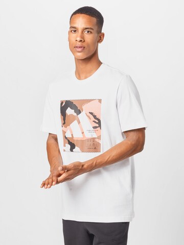 ADIDAS PERFORMANCE Performance shirt in White: front