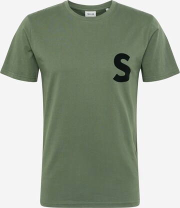 T-Shirt 'Carchie' !Solid en vert : devant