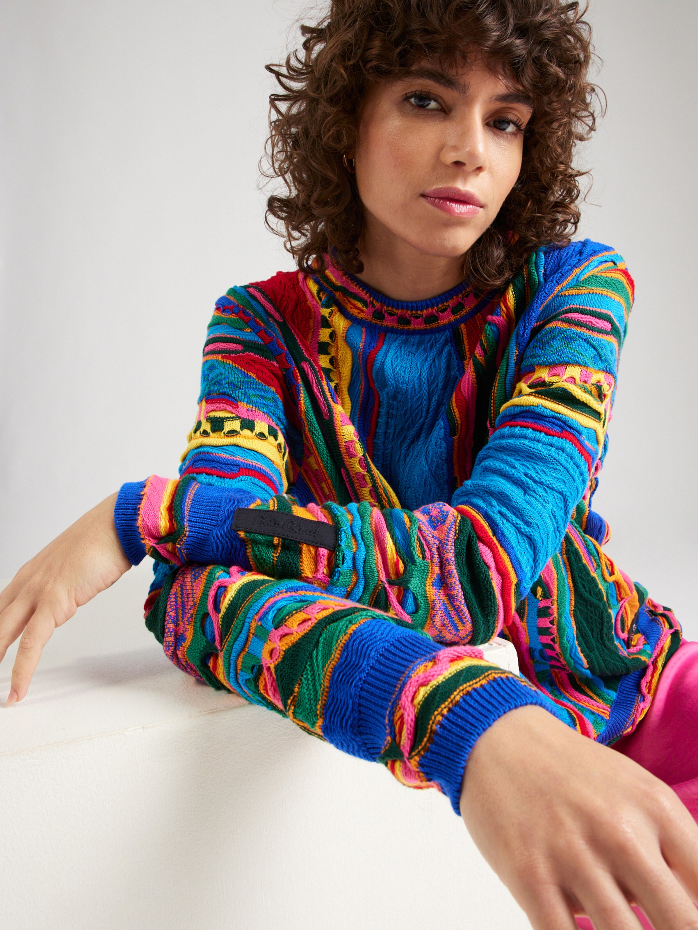 Carlo Colucci Sweater in Azure ABOUT YOU