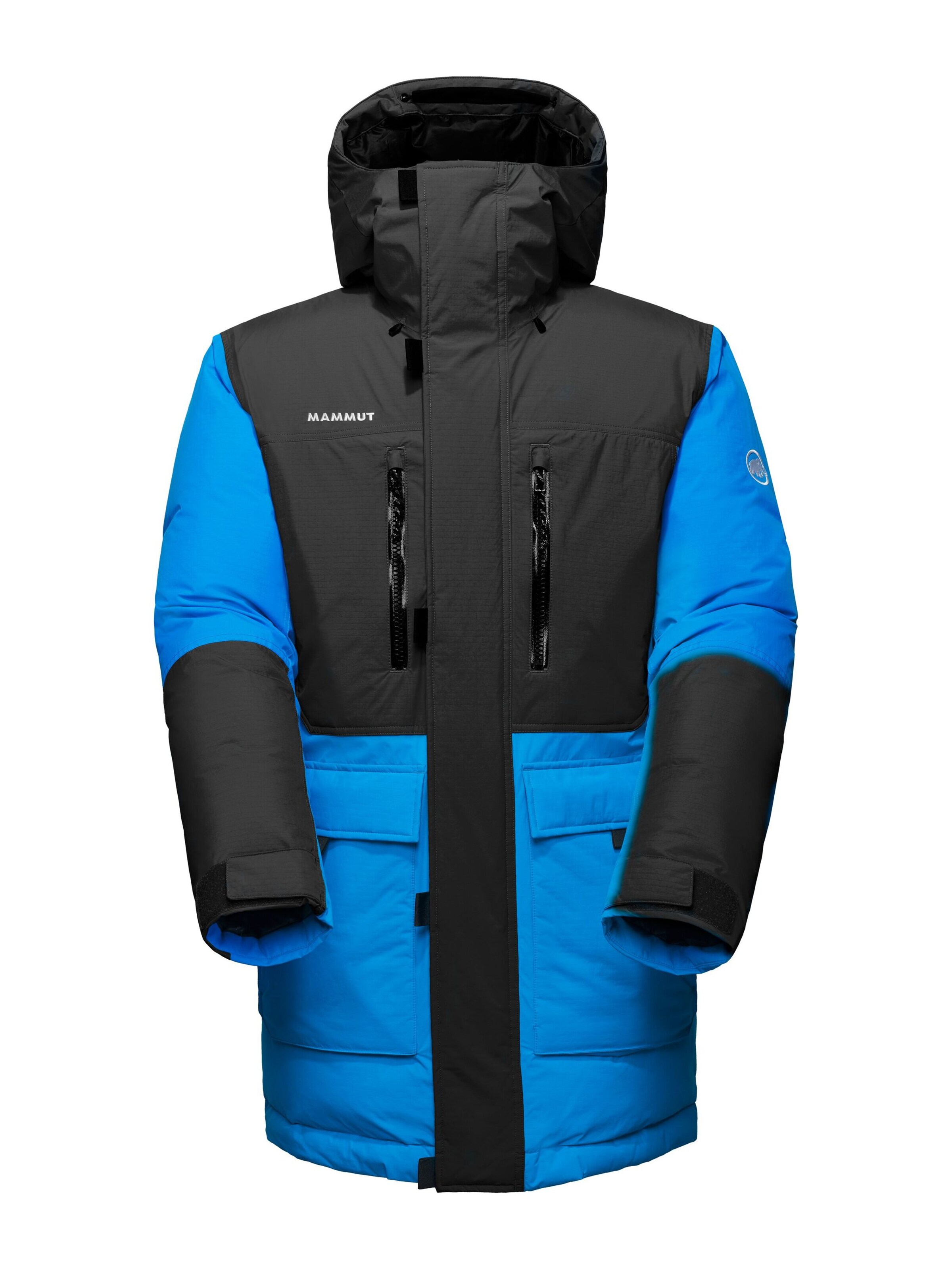 MAMMUT Winter Parka in Blue: front