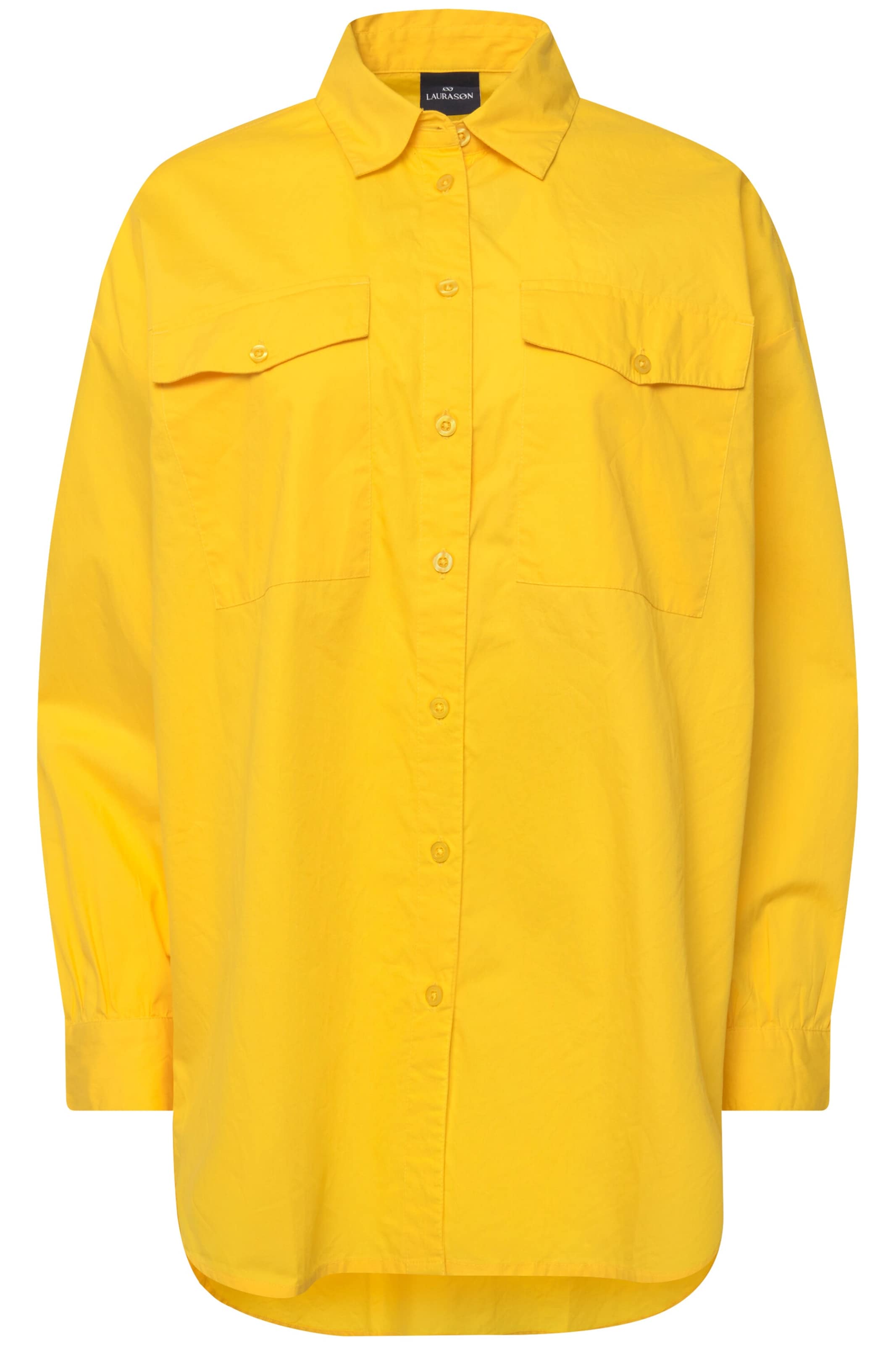 LAURASØN Bluse in Gelb: Vorderseite