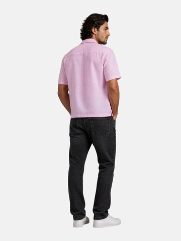 Coupe regular Chemise U.S. POLO ASSN. en rose