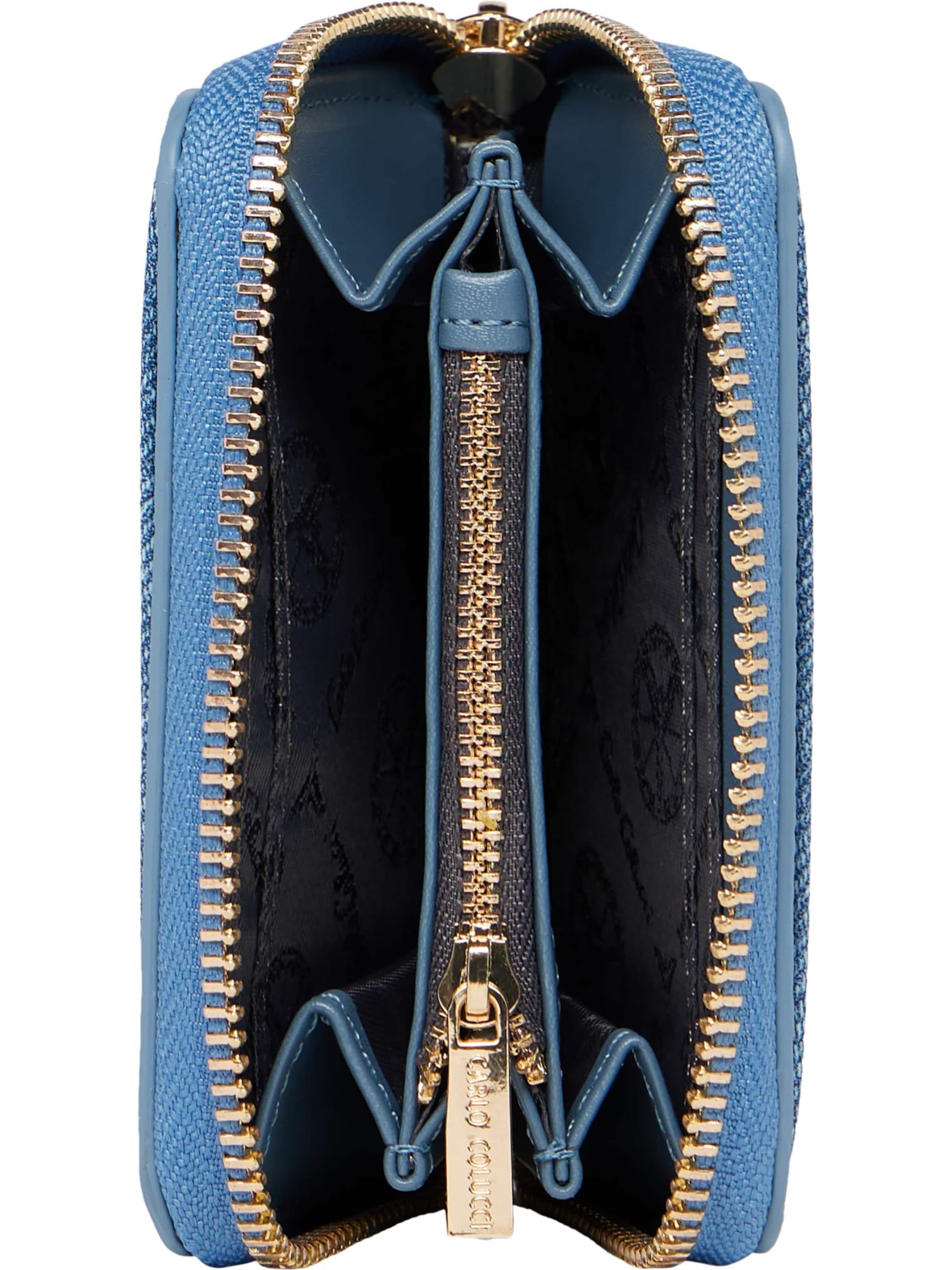 Porte-monnaies 'di Cagno' Carlo Colucci en bleu