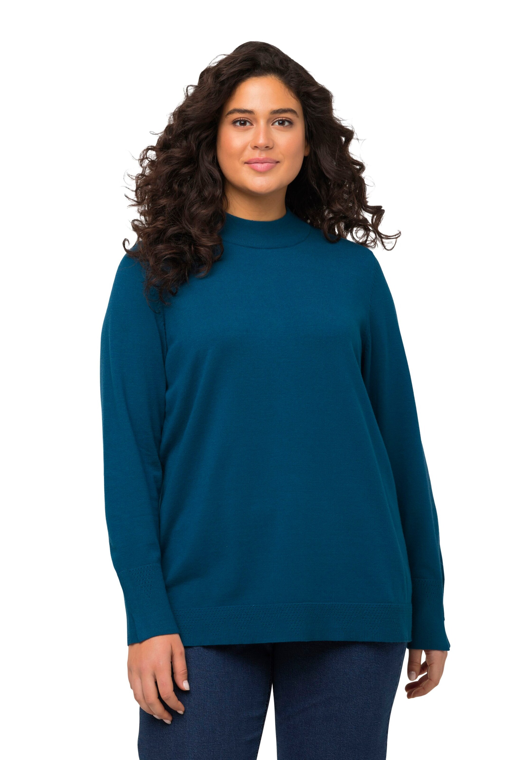 Ulla Popken Pullover in Blau: Vorderseite