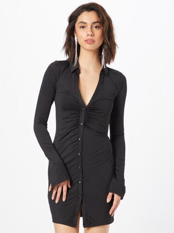 NLY by Nelly Shirt Dress in Black: front