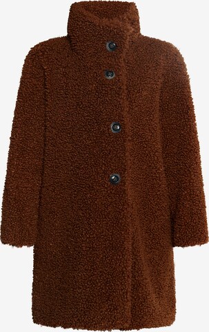 faina Winter Coat in Brown: front