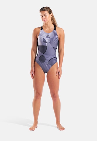 ARENA Μπουστάκι Ολόσωμο μαγιό 'Depth V Back' σε μαύρο