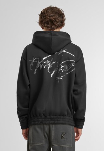 Karl Kani Sweatjacke in Schwarz: Vorderseite