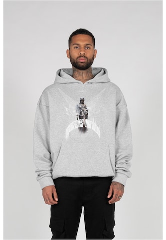 MJ Gonzales Sweatshirt 'Higher than heaven' in Grey: front