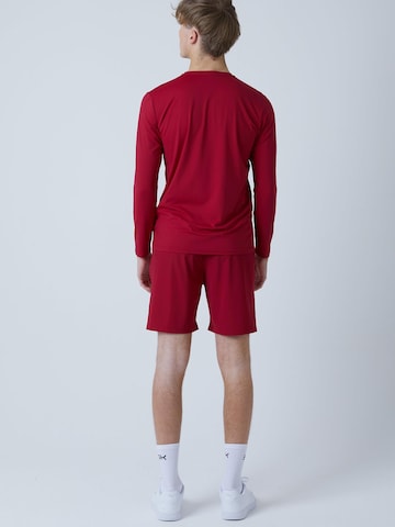 SPORTKIND Funktionsshirt 'Crew Neck Long Sleeve Shirt'‌‌‌‌‌‌‌‌‌‌ in Rot