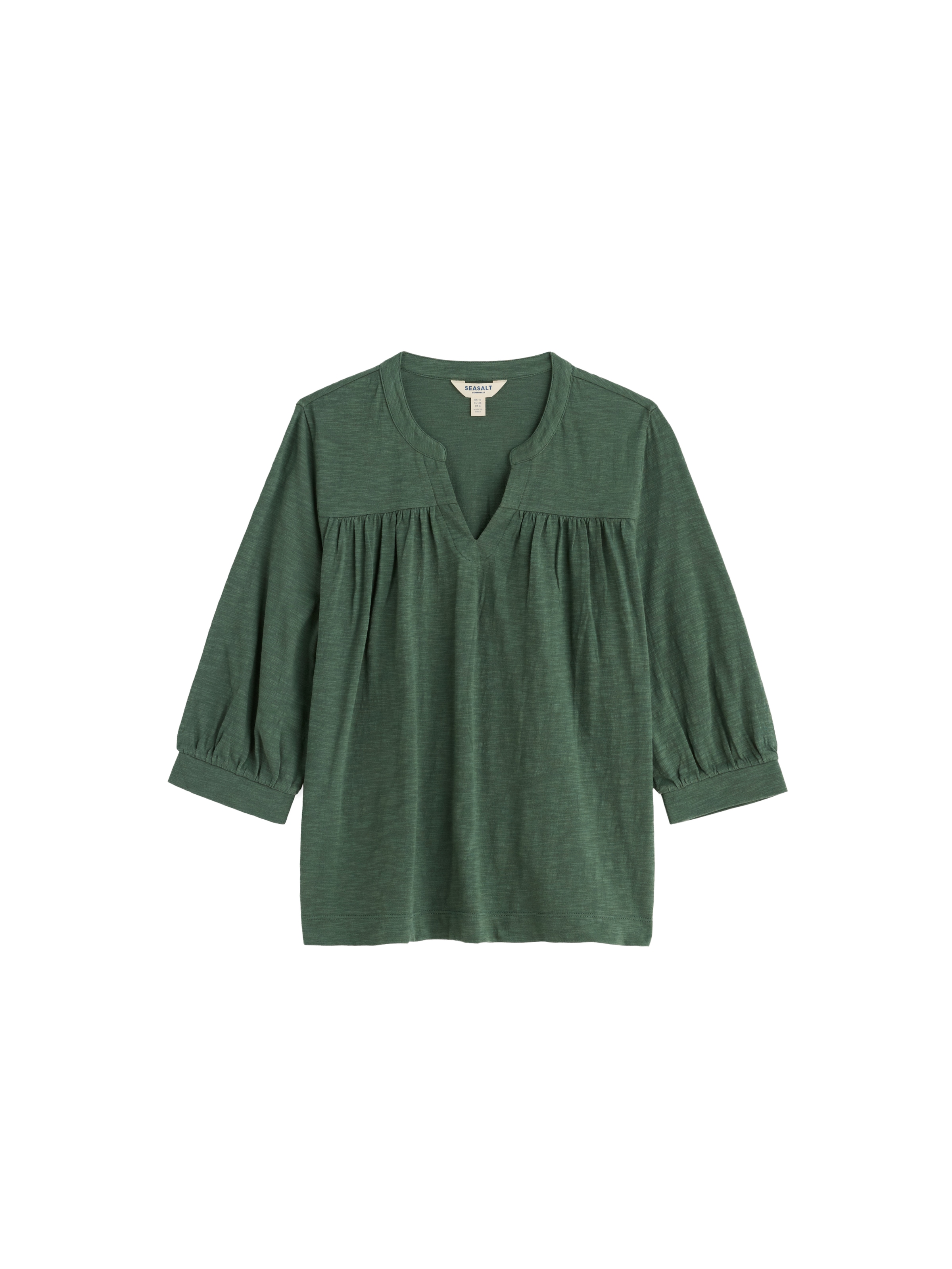 Camicia da donna 'Little Sun' di Seasalt Cornwall in verde: frontale