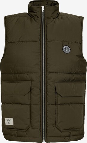 Gilet di Unfair Athletics in verde: frontale