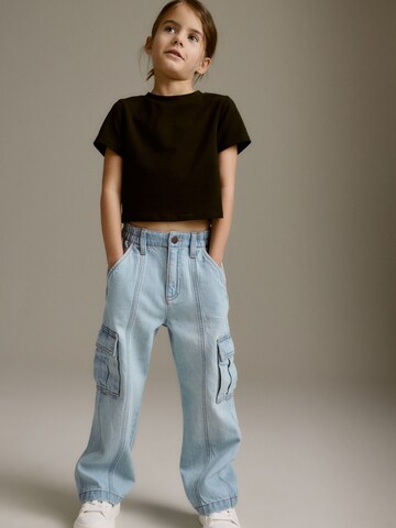 Next Wide leg Jeans i blå: framsida