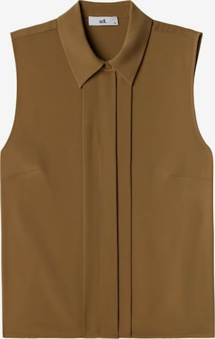 T-shirt adl en marron : devant