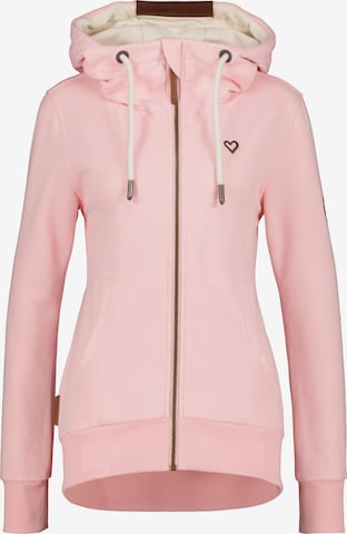 Alife and Kickin Sweatjacke 'JessyAK A' in Pink: predná strana