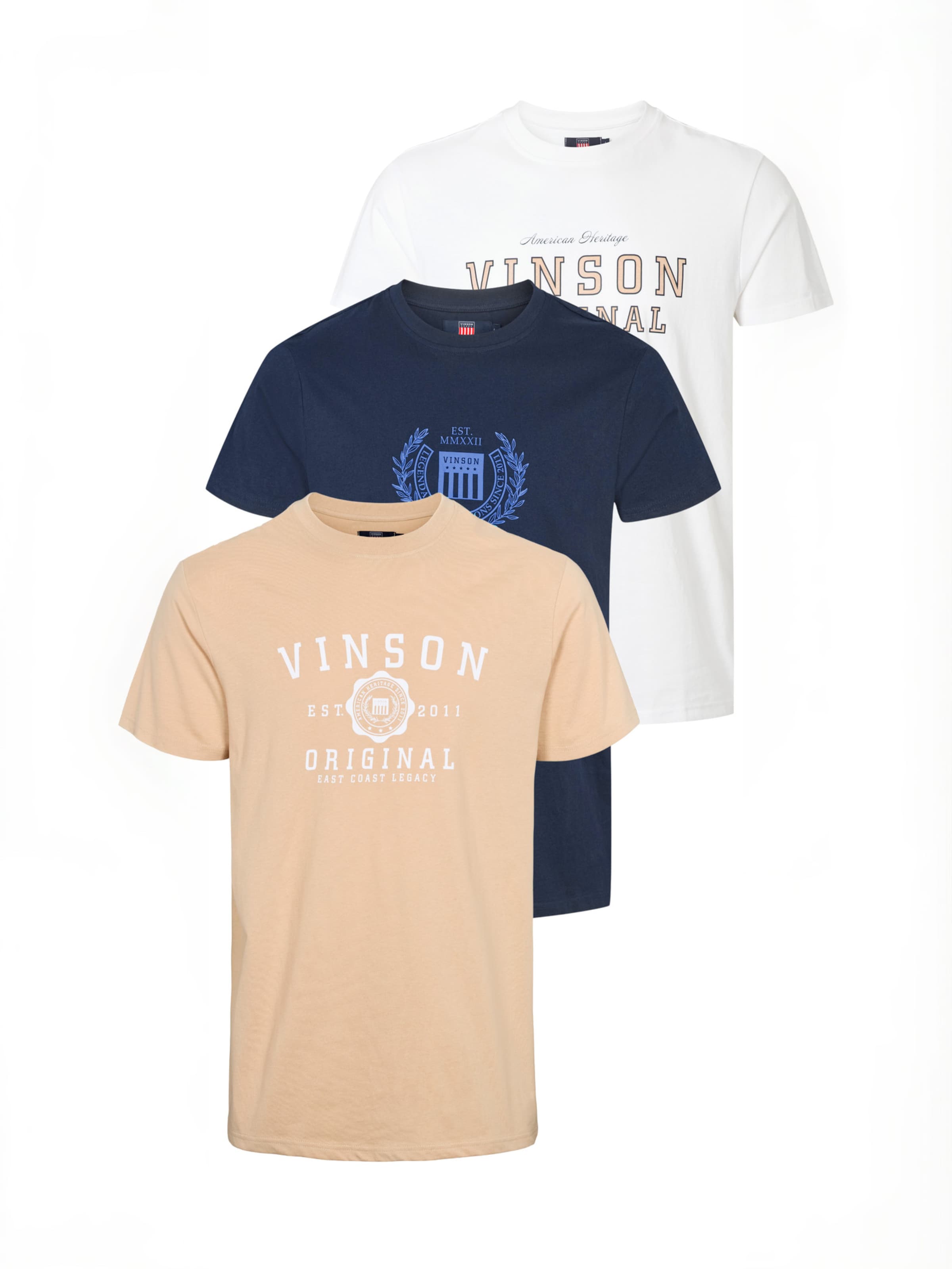 VINSON Regular fit Button Up Shirt ' VMRazuel ' in White: front
