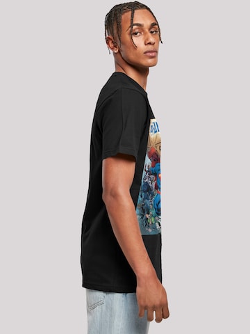 T-Shirt 'DC Comics Fandome Superman Superheld Collage' F4NT4STIC en noir