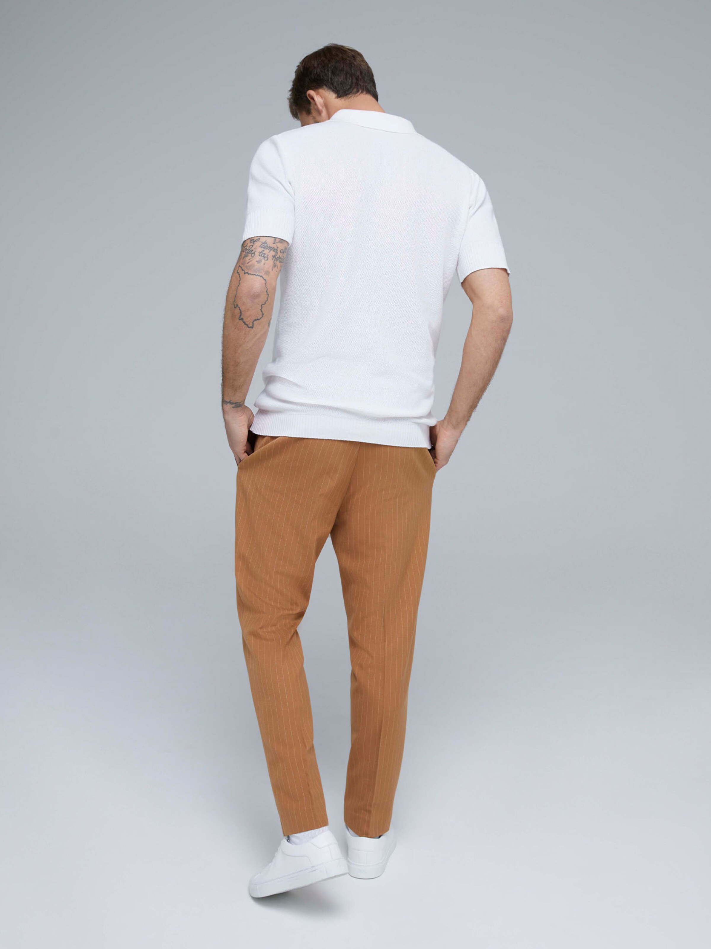 Männer Shirts x Kevin Trapp Poloshirt 'Ansgar' in Weiß - UD61269